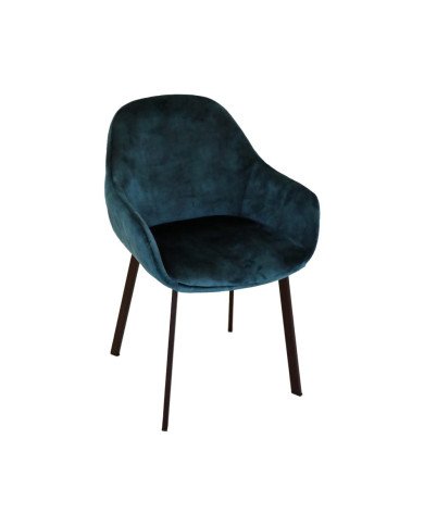 Fauteuil en métal FIORI emeraude