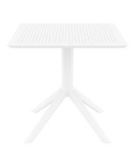 Table en résine SKY renforcé fibre de verre blanc