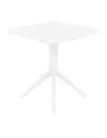 Table en résine SKY renforcé fibre de verre blanc