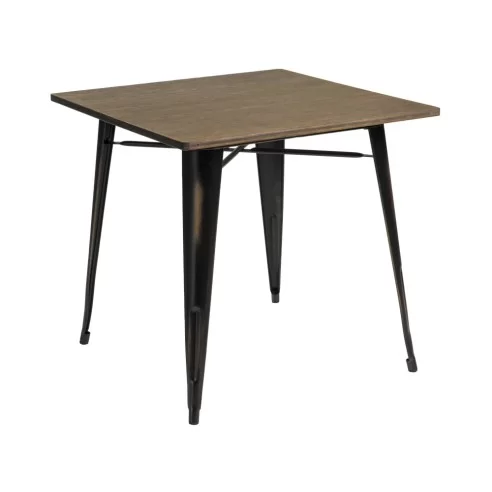 Table en métal et bamboo HOT