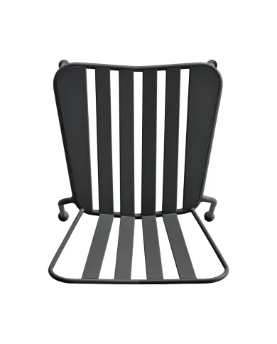 Chaise ERNEST en acier époxy