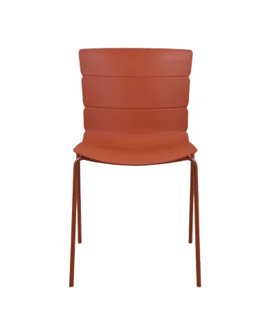 Chaise ROMA structure acier et coque polypropylène