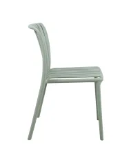 Chaise NEW ALBA structure résine vert pastel