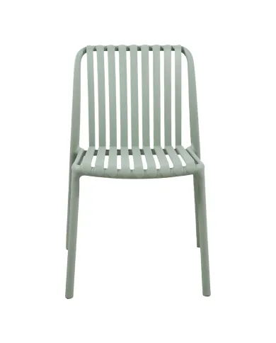 Chaise NEW ALBA structure résine vert pastel