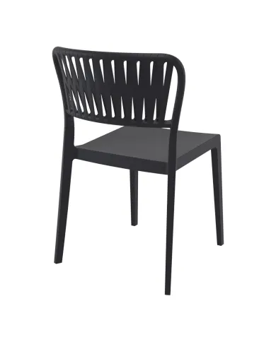Chaise PORTOFINO structure résine noir