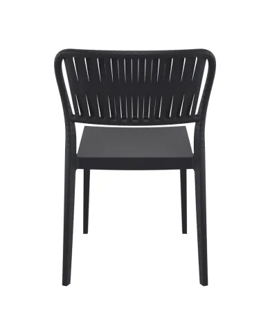 Chaise PORTOFINO structure résine noir