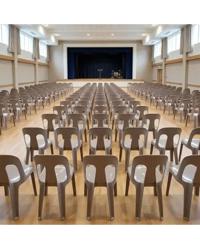 Chaise en résine Sirtaki M4 taupe