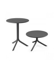 Table hauteur réglable en résine SPRITZ anthracite
