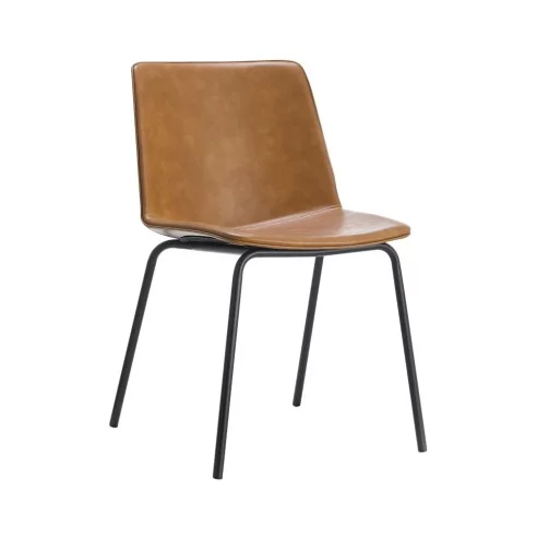 Pack de chaises avec protections pour le sol couleur crème fabriquée en  métal et tissu Antibes CLP - Habitium®