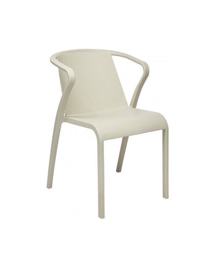 Fauteuil en résine FADO sable renforcé en fibre de verre