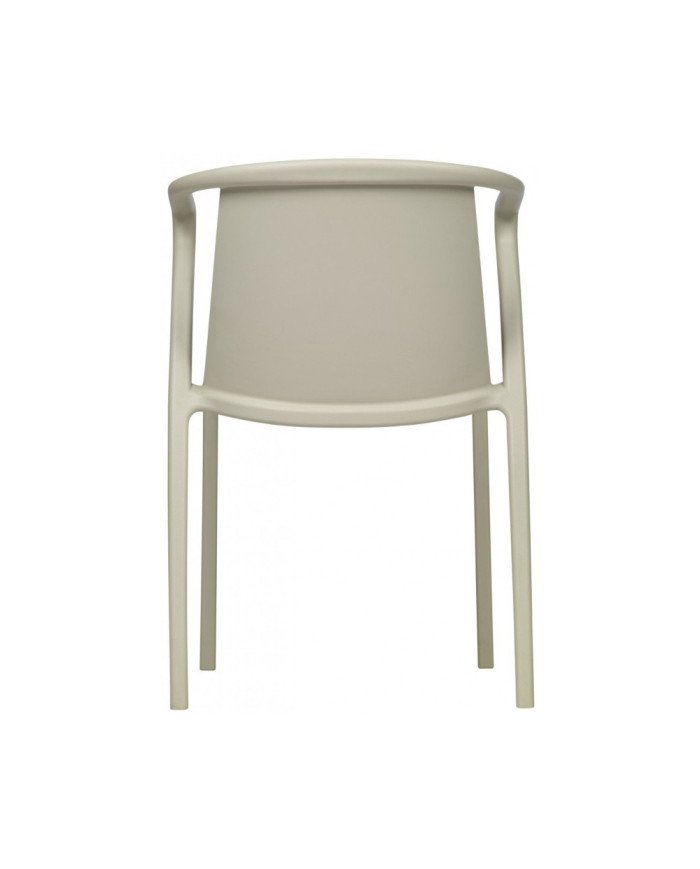 Fauteuil en résine FADO sable renforcé en fibre de verre