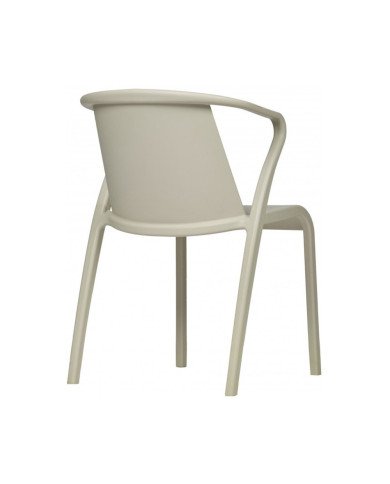 Fauteuil en résine FADO sable renforcé en fibre de verre