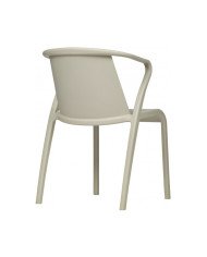 Fauteuil en résine FADO sable renforcé en fibre de verre